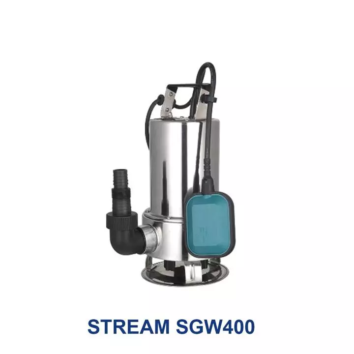 لجن کش تمام استیل استریم ۵ متری ۱/۵ اینچ نیم اسب فلوتردار تکفاز مدل STEREM SGW400