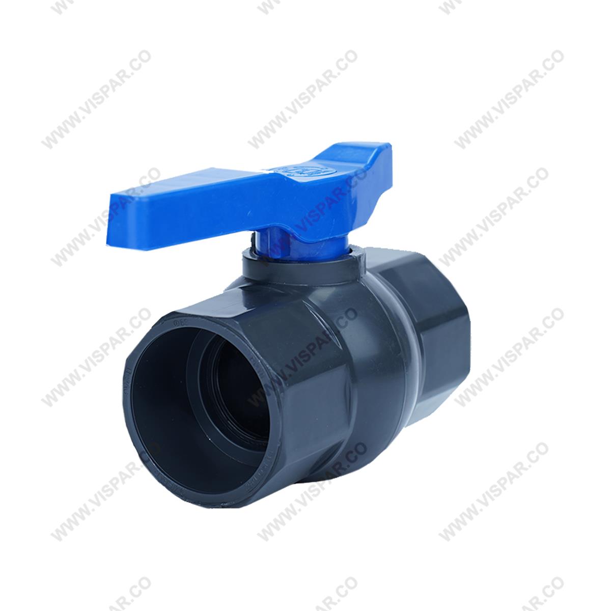 شیر توپی U-PVC چسبی سایز 63 ویسپار